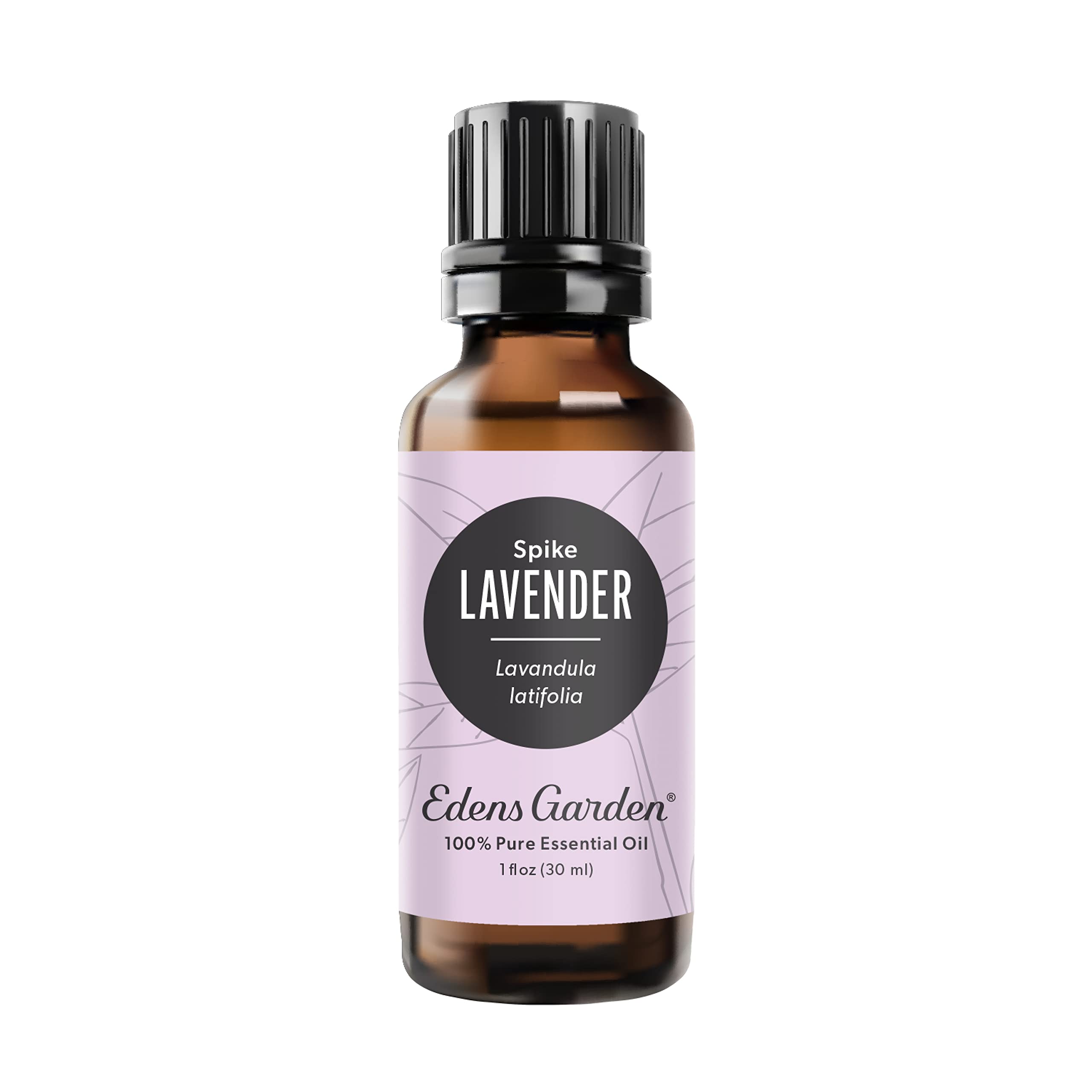 Edens Garden Lavender Spike bottle ready for diffuser use to refresh the space.