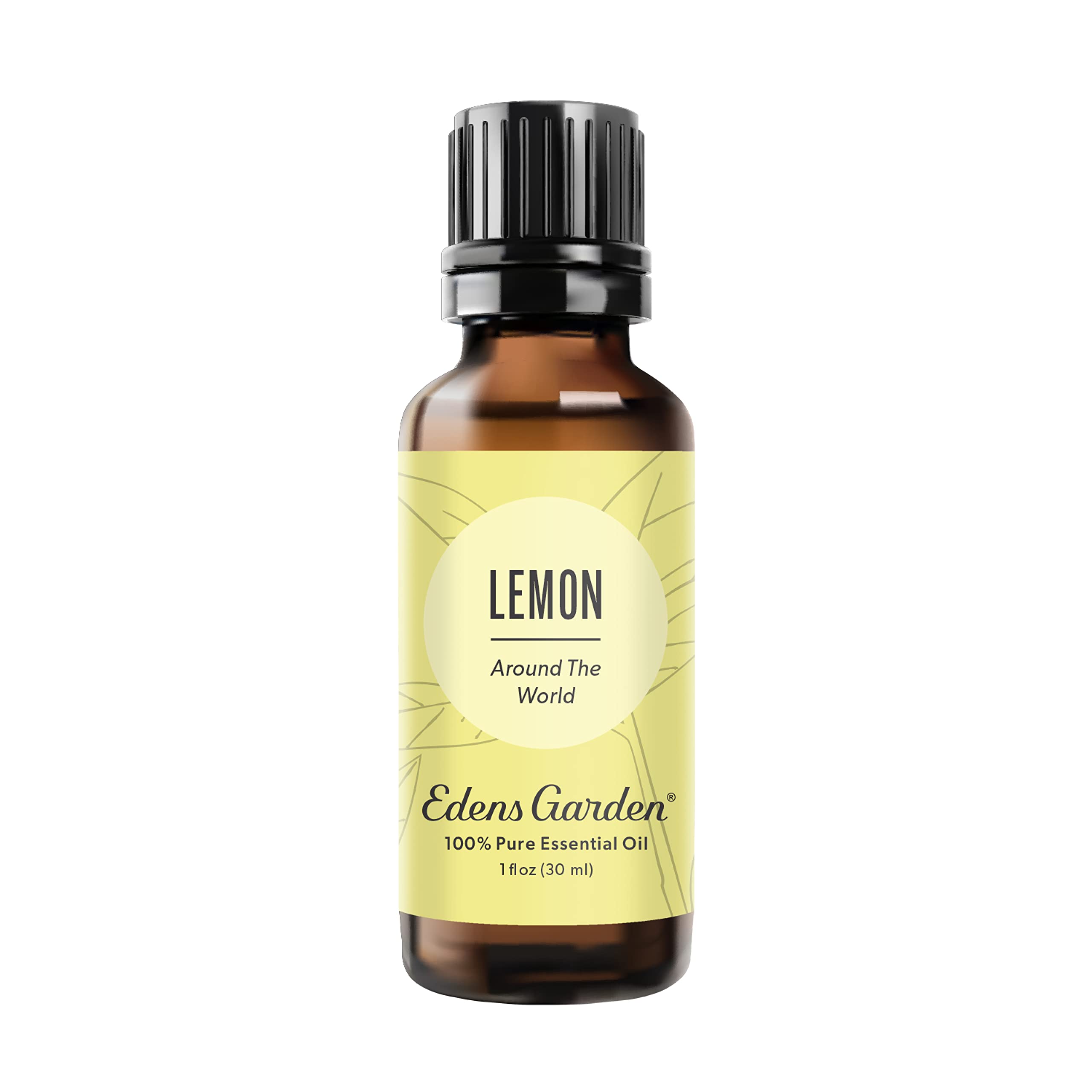 Edens Garden Lemon Around The World bottle front, ideal for diffusion