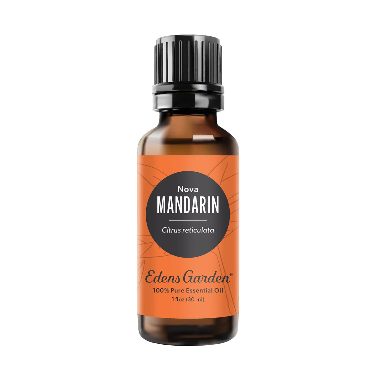 Edens Garden Mandarin Nova essential oil bottle ready for diffuser with bright citrus aroma