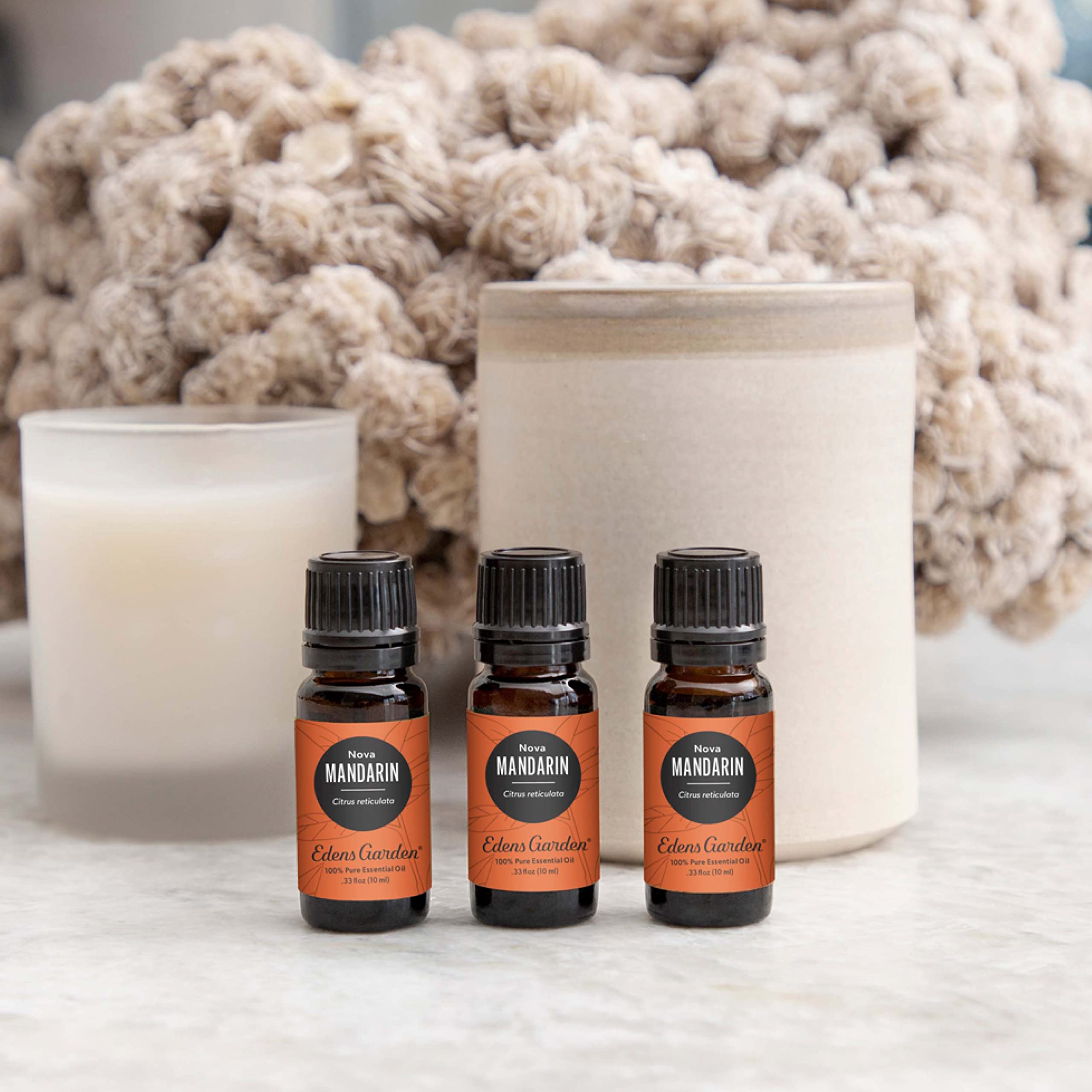 Mandarin Nova diffuser scene by Edens Garden spreading fresh citrus scent