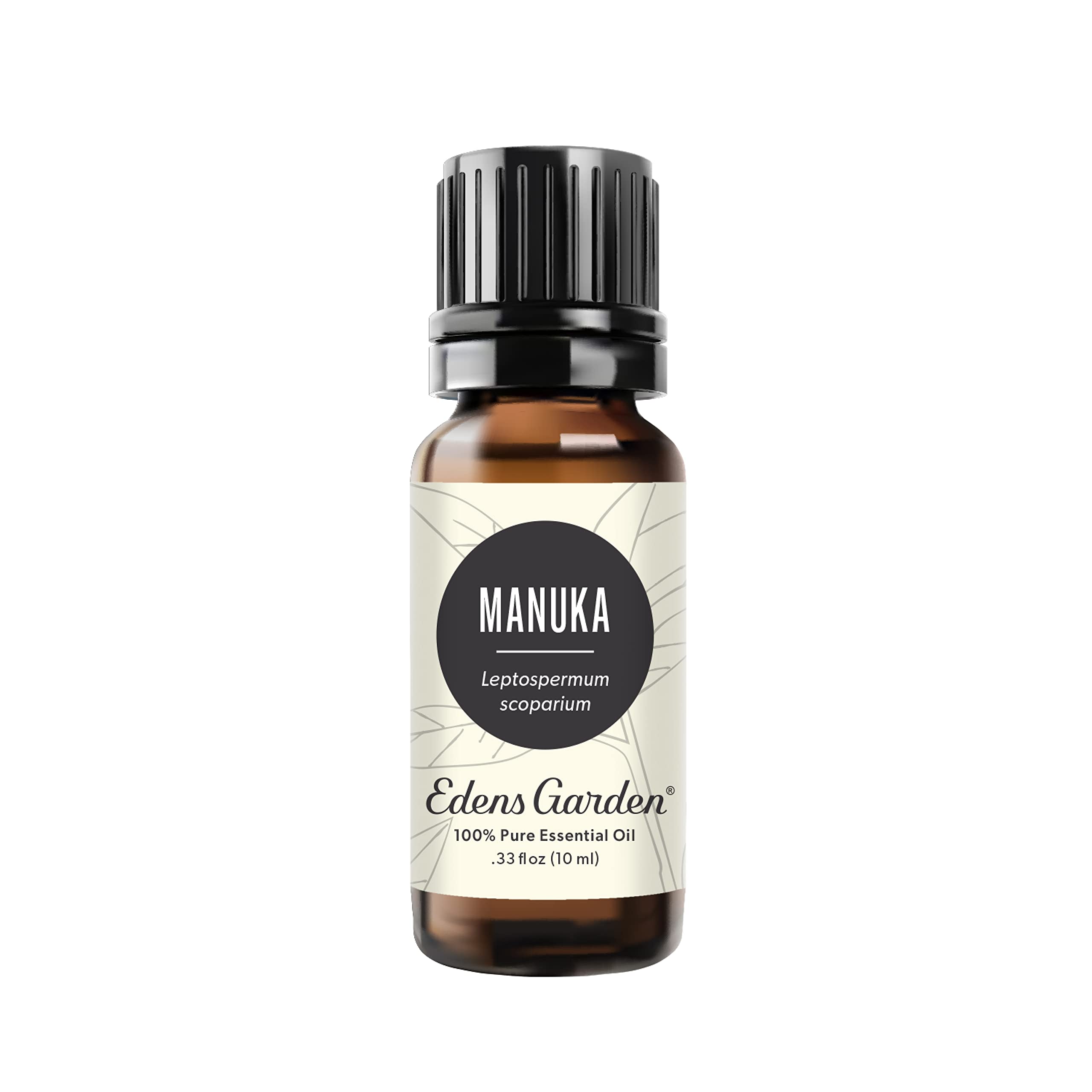 Edens Garden Manuka oil bottle front, ready for diffusion and skin care.