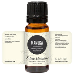 Edens Garden Manuka oil GC-MS report highlight transparency.
