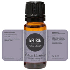 Edens Garden Melissa oil collection illustrating versatile aromatherapy options