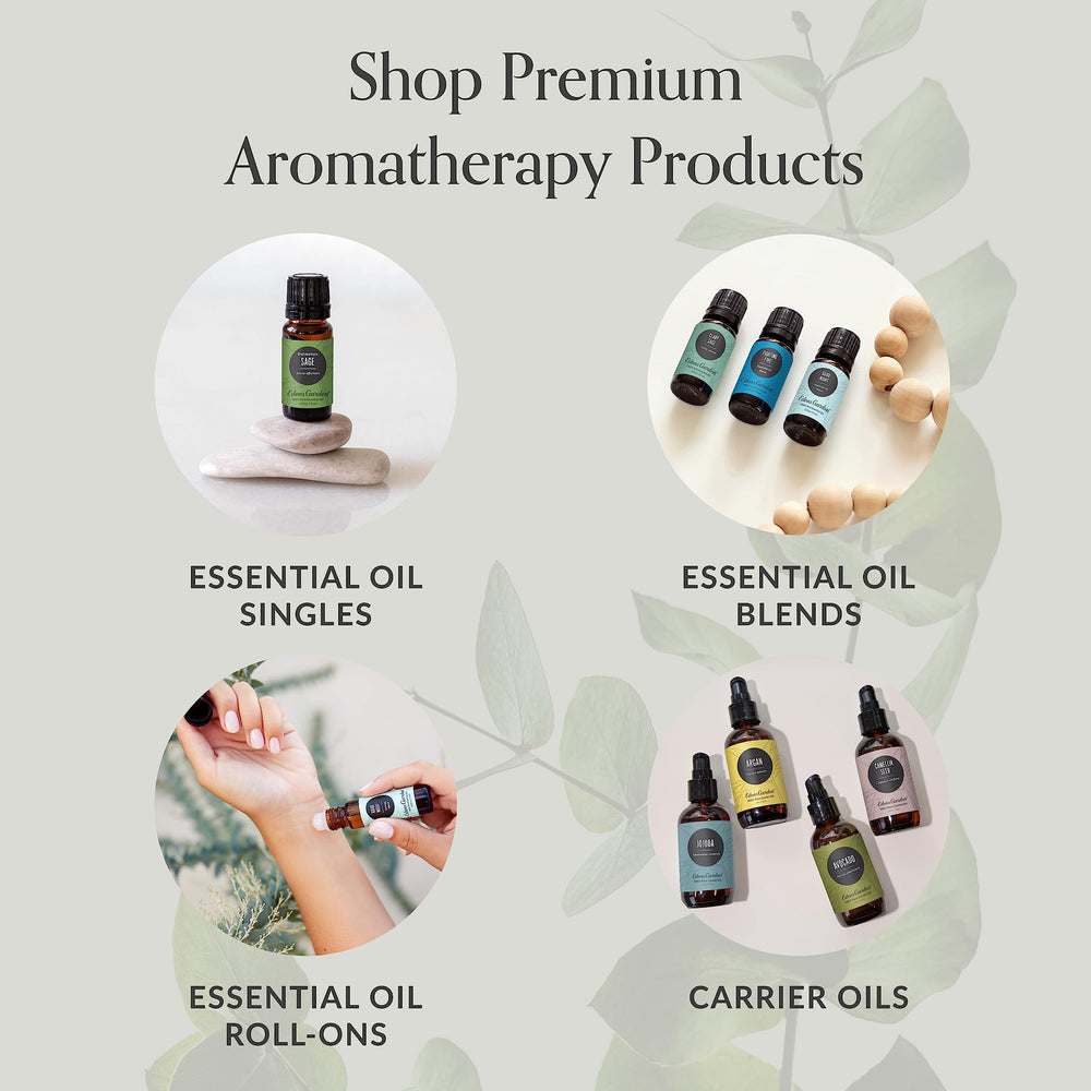 Edens Garden Muscle Relief massage with oil scene conveys at-home soothing therapy