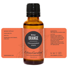 Edens Garden Orange-Bitter skincare image illustrating DIY skincare application.