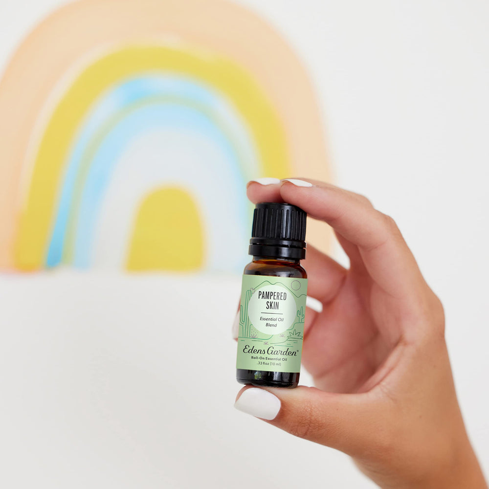 Edens Garden Pampered Skin diffuser swirl for a relaxing atmosphere.