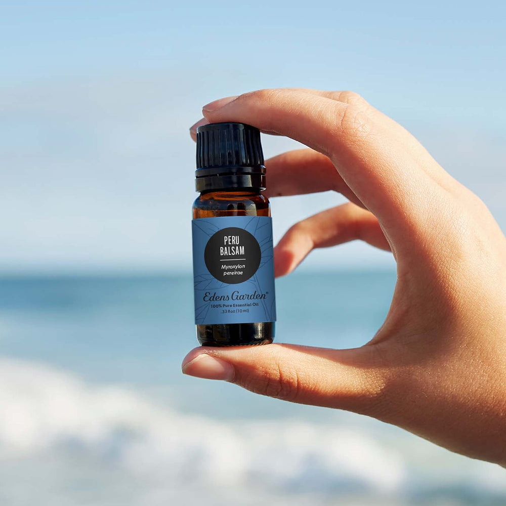 Edens Garden Peru Balsam diffuser blend creates a warm, comforting atmosphere.
