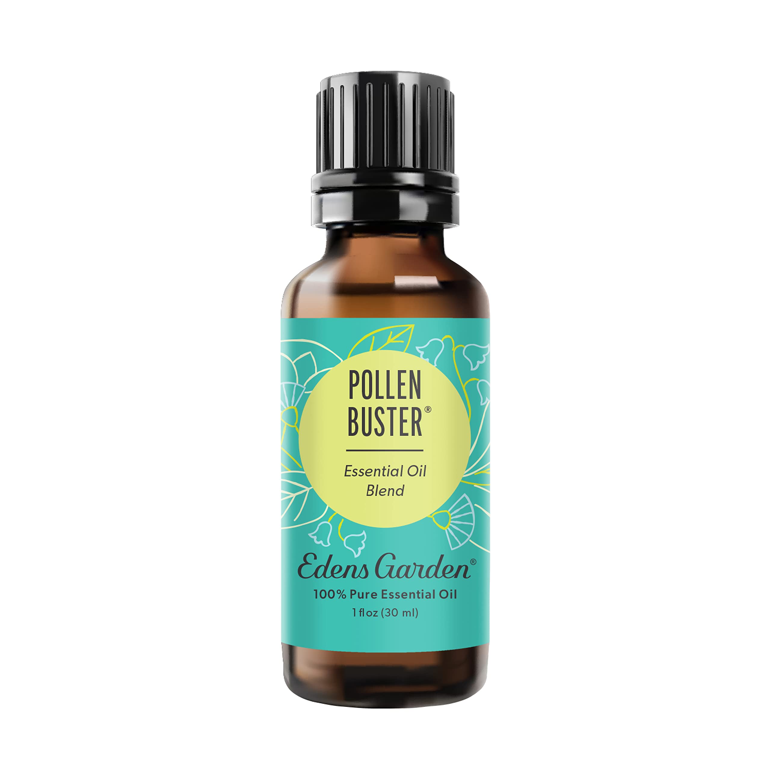 Edens Garden Pollen Buster bottle pour for a calming, pollen-season aroma.