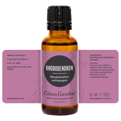 Edens Garden rhododendron skincare application for gentle nourishment.