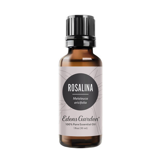 Edens Garden Rosalina bottle front, premium essential oil for aromatherapy and diffusing