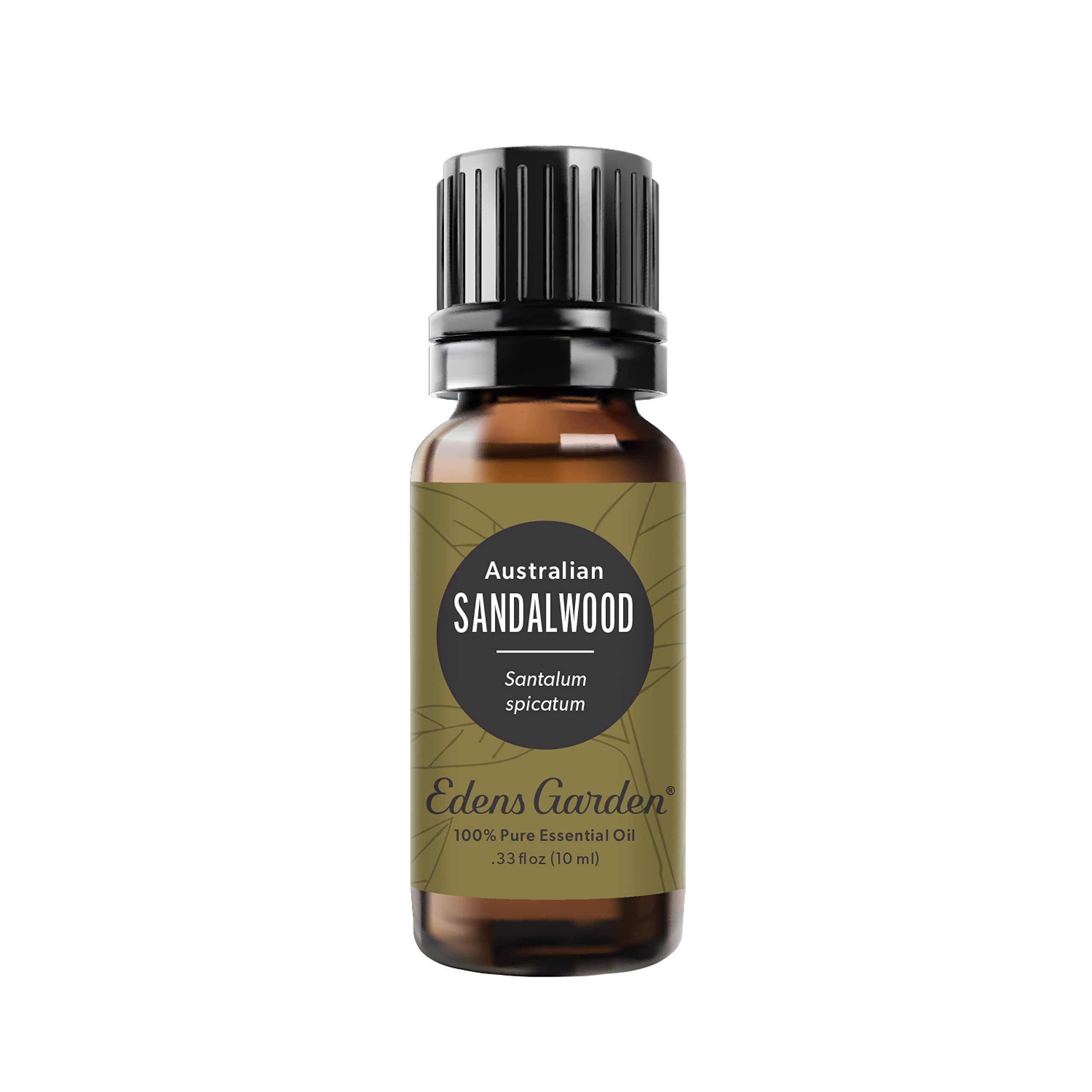 Edens Garden Sandalwood Australian essential oil bottle for calming daily rituals.