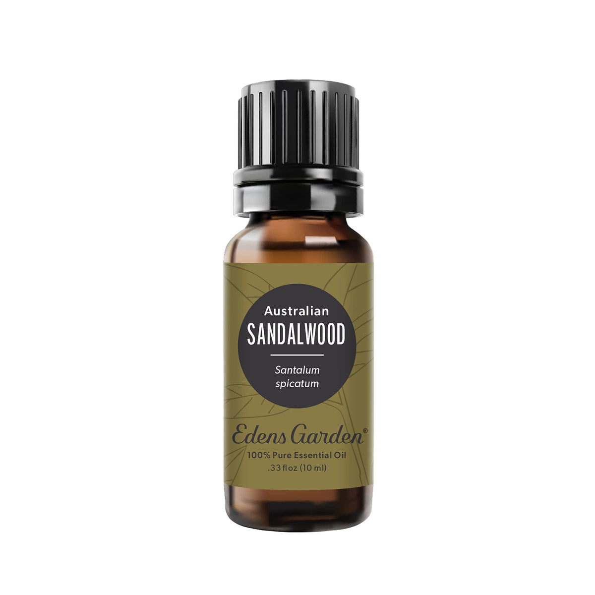 Edens Garden Sandalwood Australian essential oil bottle for calming daily rituals.