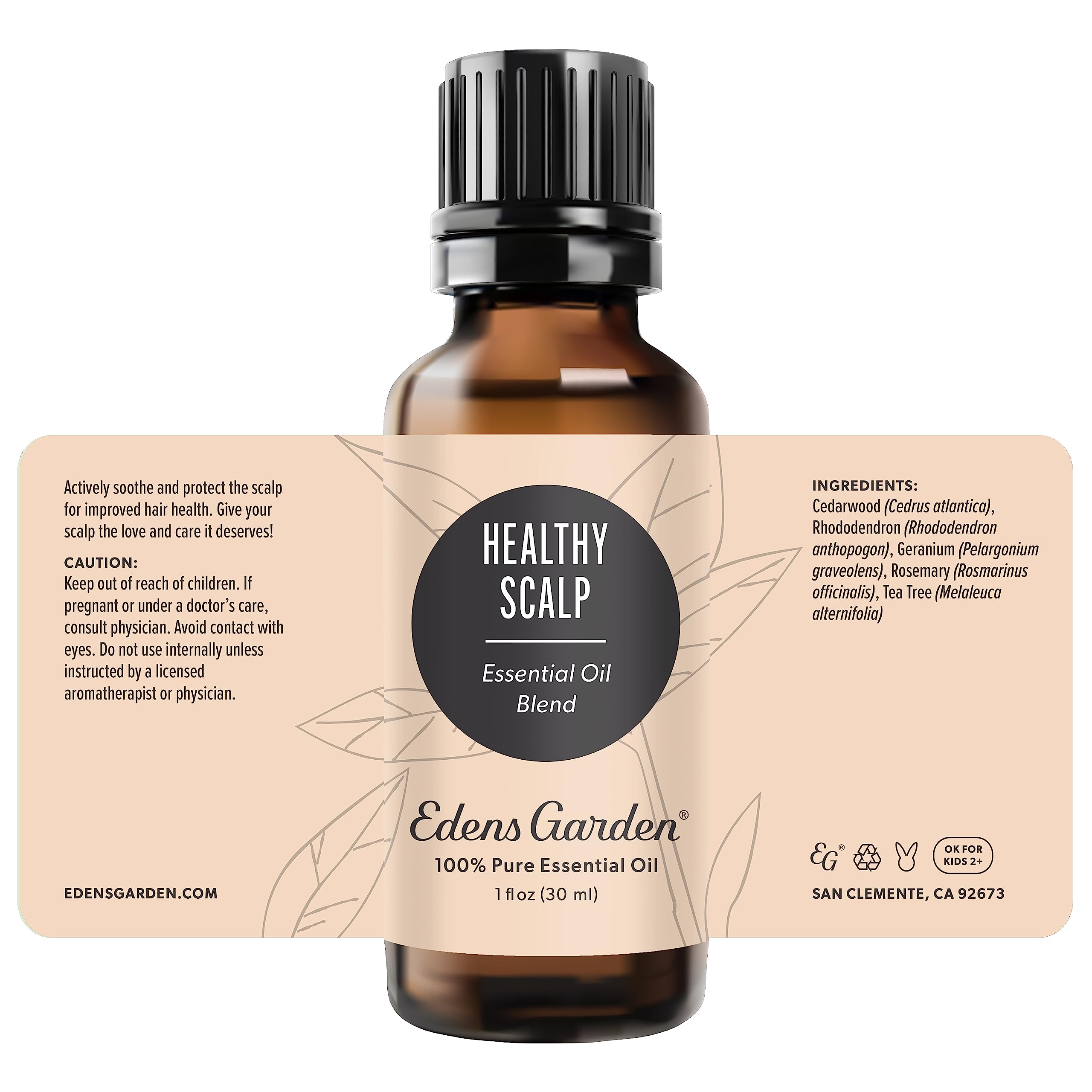 Edens Garden Healthy Scalp Blend used in daily scalp care routine
