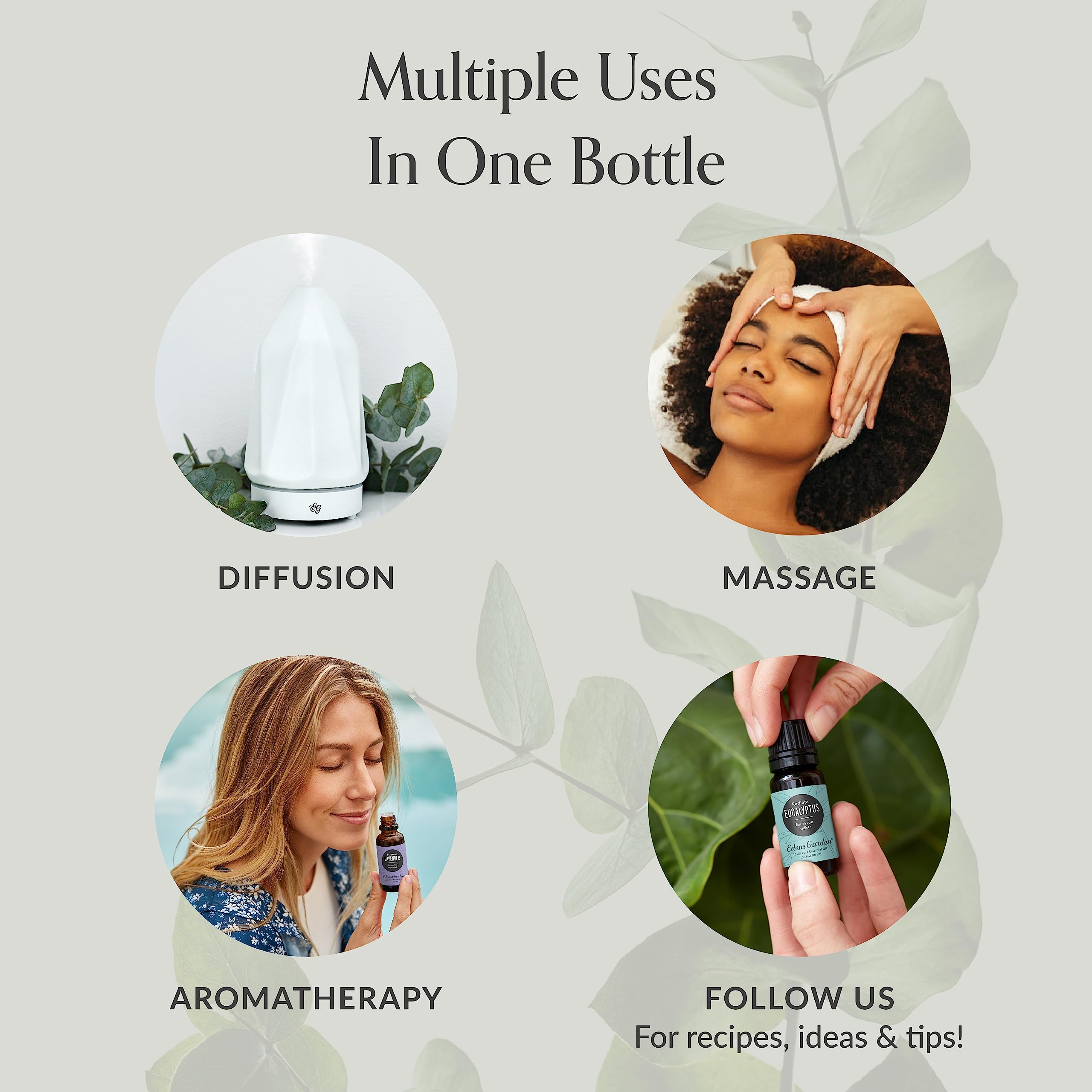 Edens Garden Sunburn Recovery drops—precise drops for topical use with a carrier oil.