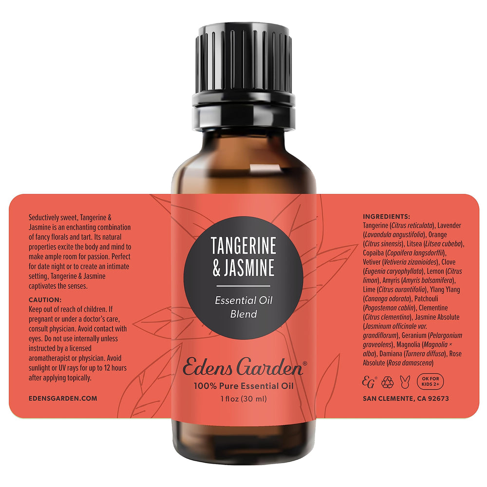 Edens Garden Tangerine Jasmine rose and jasmine hints enrich aroma profile
