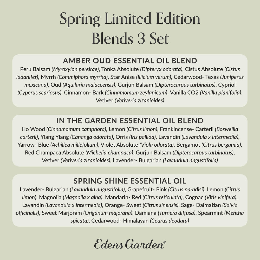 Edens Garden third-party testing certificates, transparency for pure undiluted essential oils