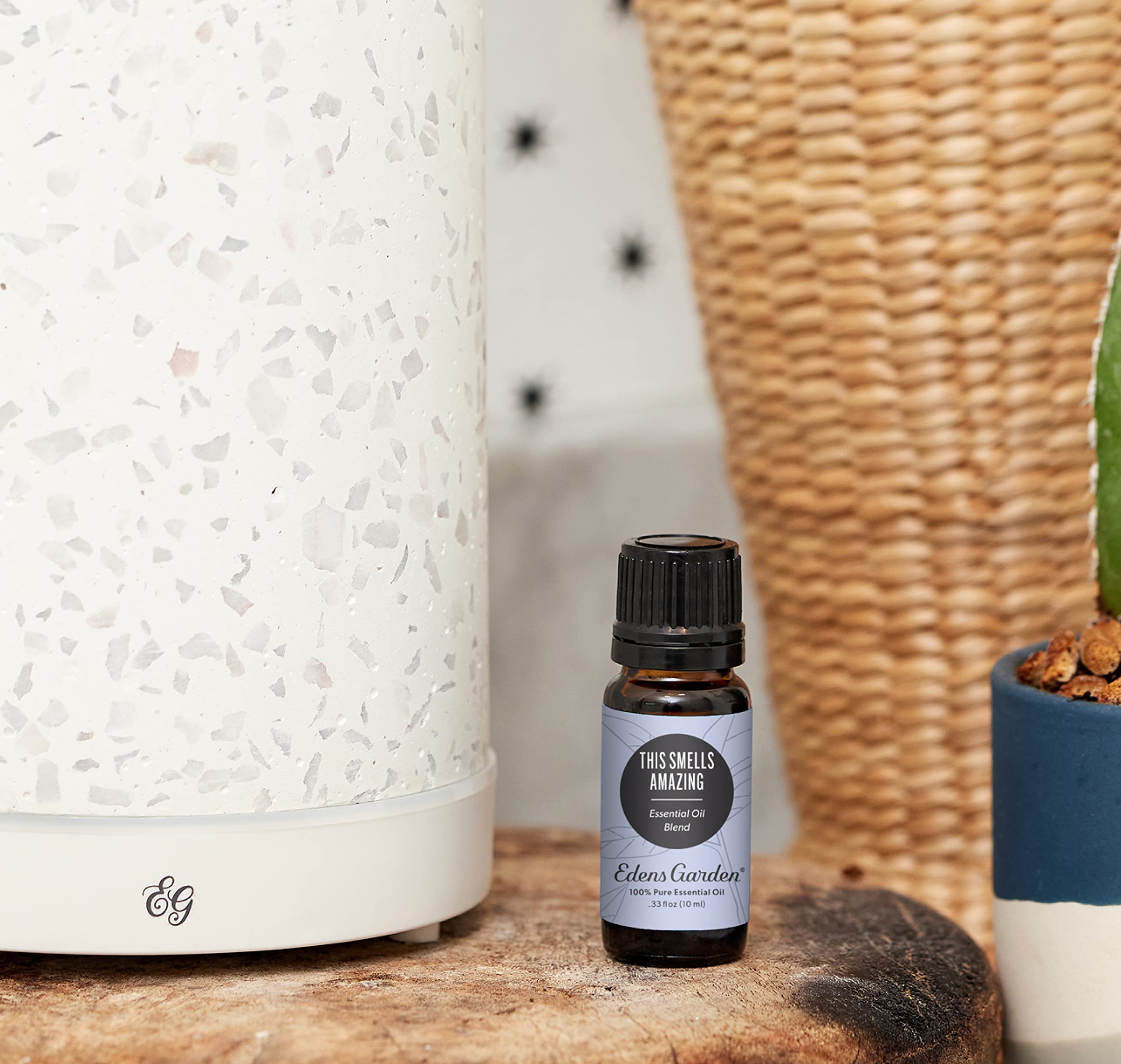 Edens Garden This Smells Amazing label detail showing quality undiluted oil