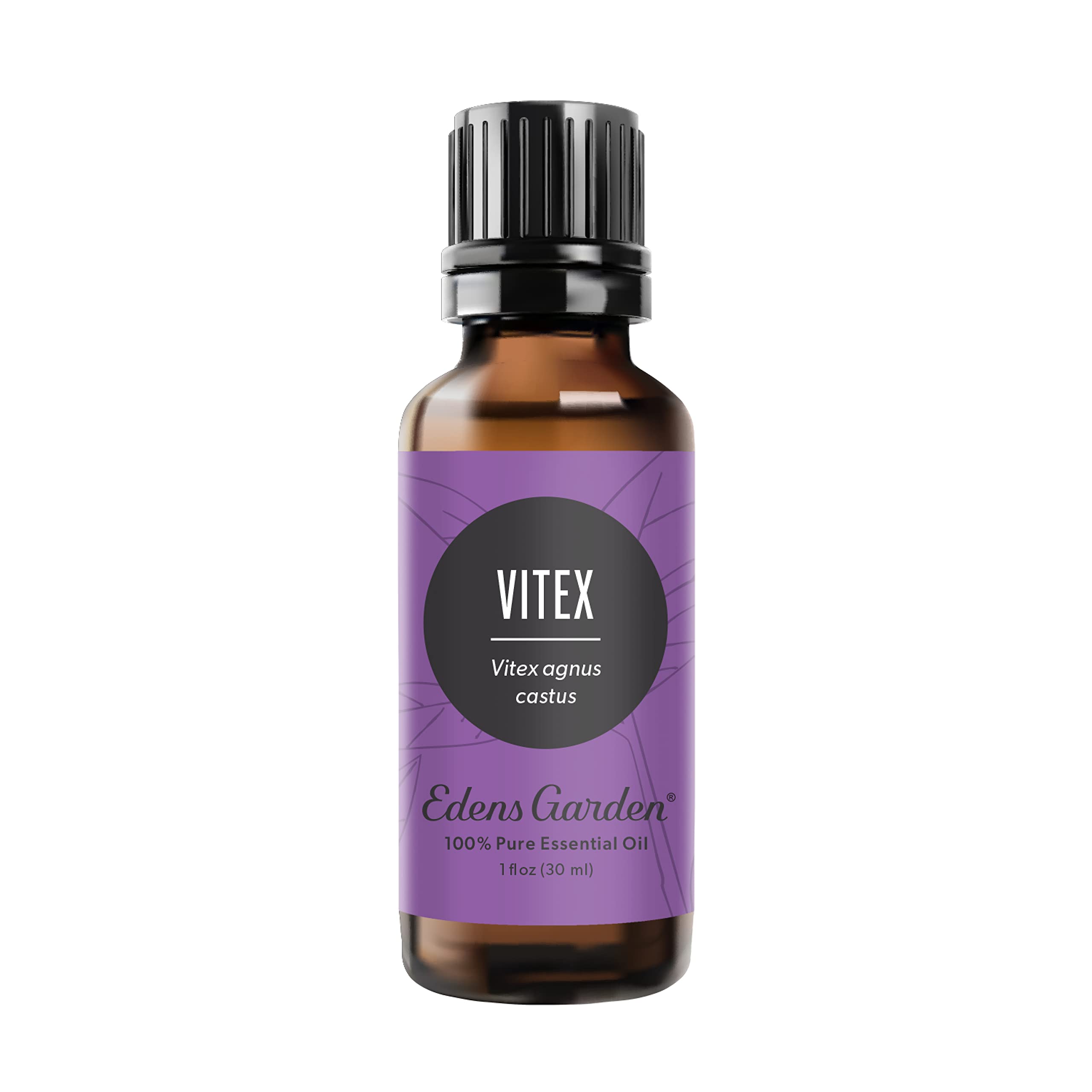 Edens Garden Vitex essential oil bottle ready for diffuser to promote relaxation