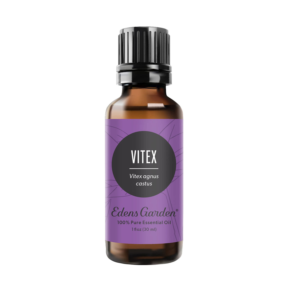 Edens Garden Vitex essential oil bottle ready for diffuser to promote relaxation