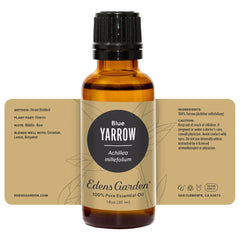 Edens Garden Yarrow-Blue 30 ml bottle with gift-ready packaging.