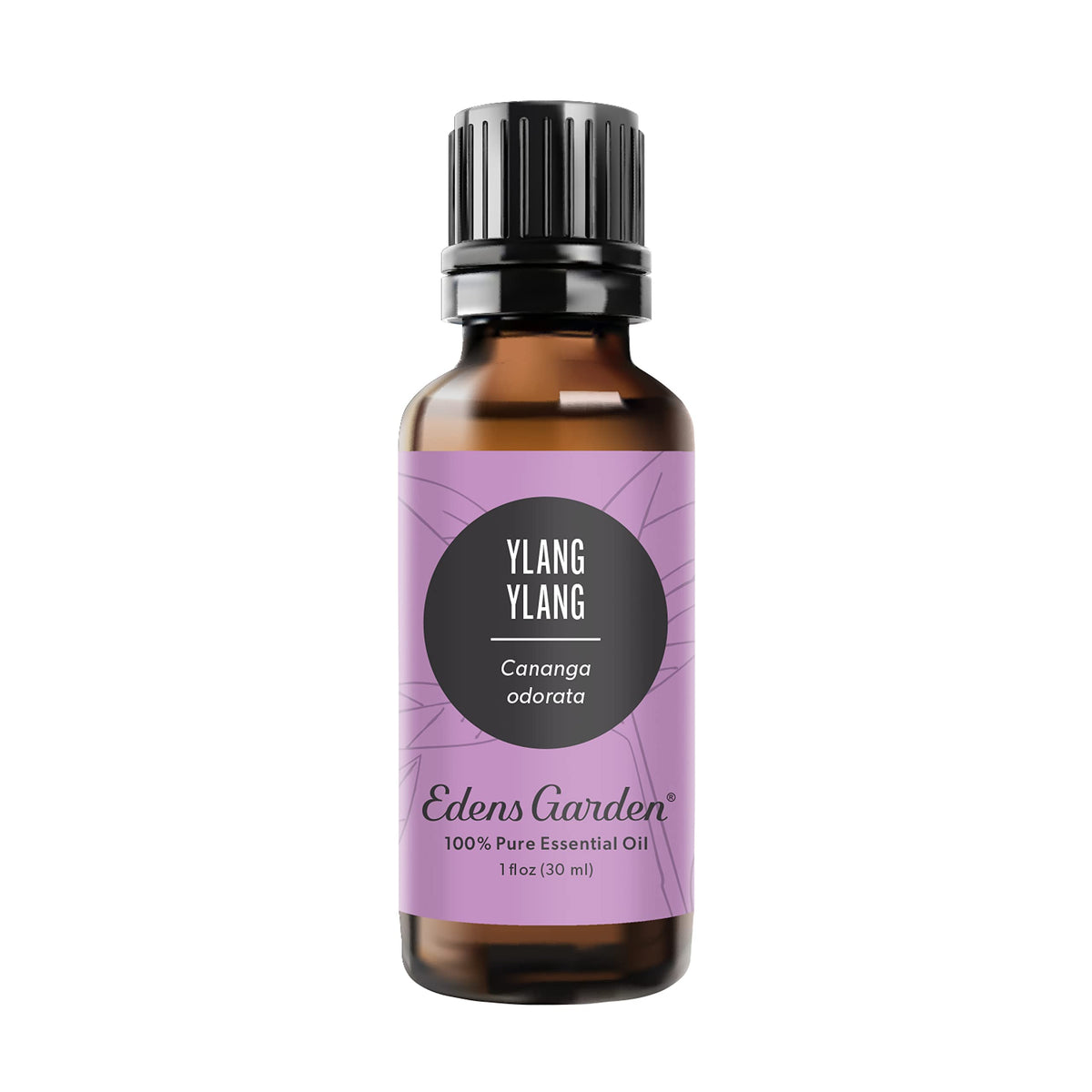 Edens Garden Ylang Ylang bottle ready for aromatherapy and skincare.