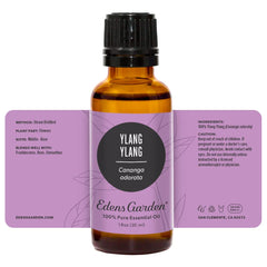 Edens Garden Ylang Ylang packaging reflects quality and accessibility.