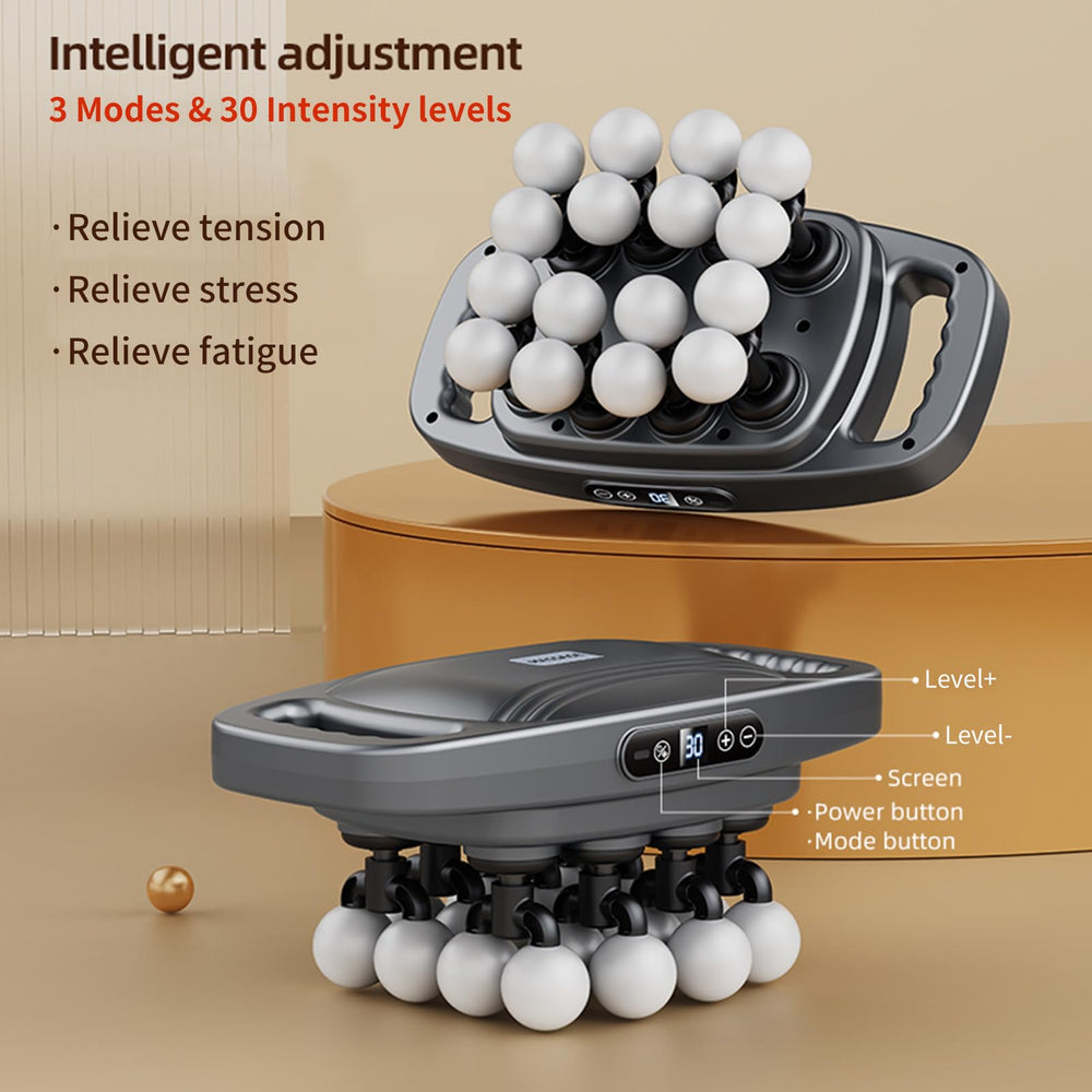 EDGSKGR three modes adapt to warm-up, daily relief, or deep tissue work.