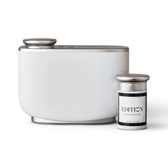 Edition room diffuser front view shows a sleek design for a refined living space.