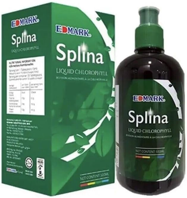 EDMARK Splina bottle front, a refreshing plant-based beverage for daily hydration.