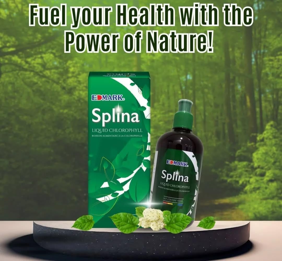 EDMARK Splina glass with water illustrating easy mixing into your hydration routine.
