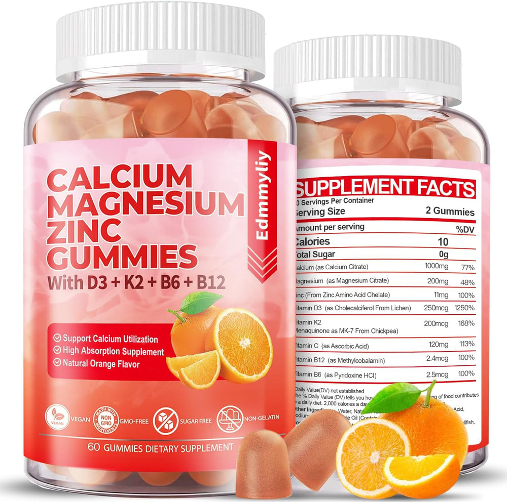 Edmmyliy orange-flavor gummies for daily immune support