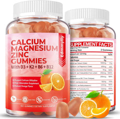 Edmmyliy orange-flavor gummies for daily immune support