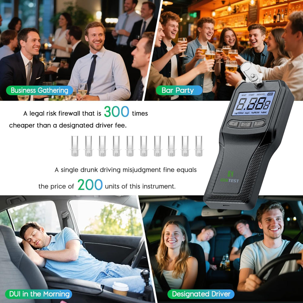 EEKTEST Breathalyzer home-use setup supports responsible post-event testing