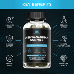 Close-up of Effective Nutra Ashwagandha gummies highlighting texture