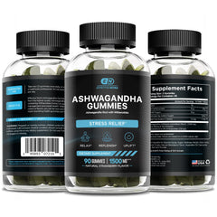 Packaging design of Effective Nutra Ashwagandha gummies 2-pack