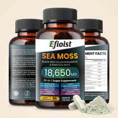 Efioist Black Seed Oil and Ashwagandha capsules for balanced well-being on busy days
