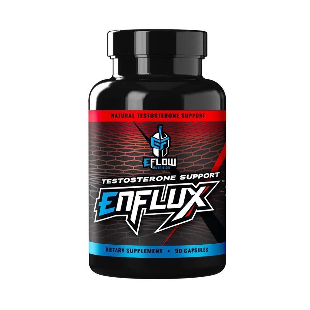 eFlow Nutrition Enflux capsules bottle promotes lean gains and energy.