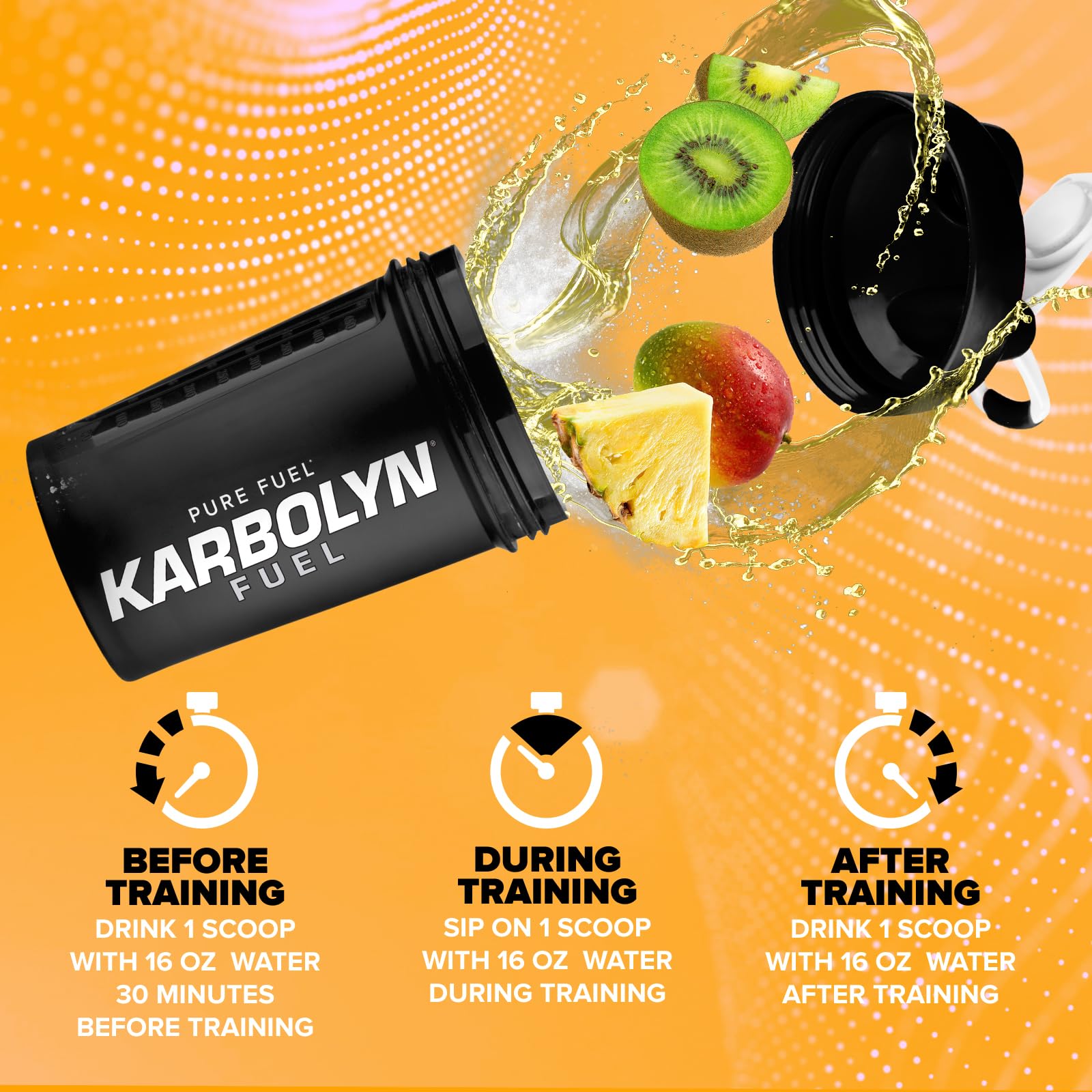 EFX Karbolyn Fuel vs dextrose graphic illustrating faster absorption