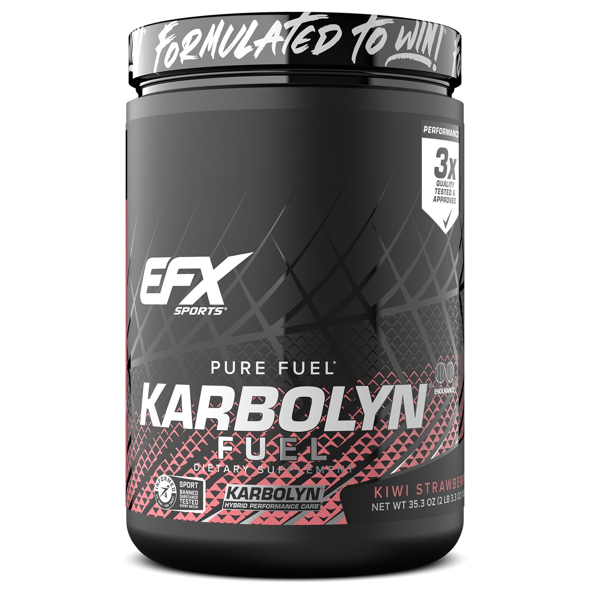 EFX Karbolyn Fuel bottle pour showing quick energy delivery during training