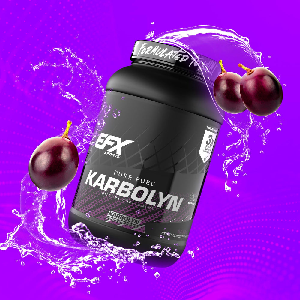 EFX Karbolyn Fuel fast absorption graphic illustrating rapid uptake