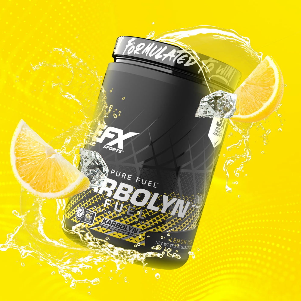 EFX Karbolyn Fuel lemon-ice pour captures quick hydration moment