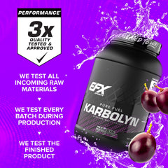 EFX Karbolyn Fuel being poured into water for quick hydration