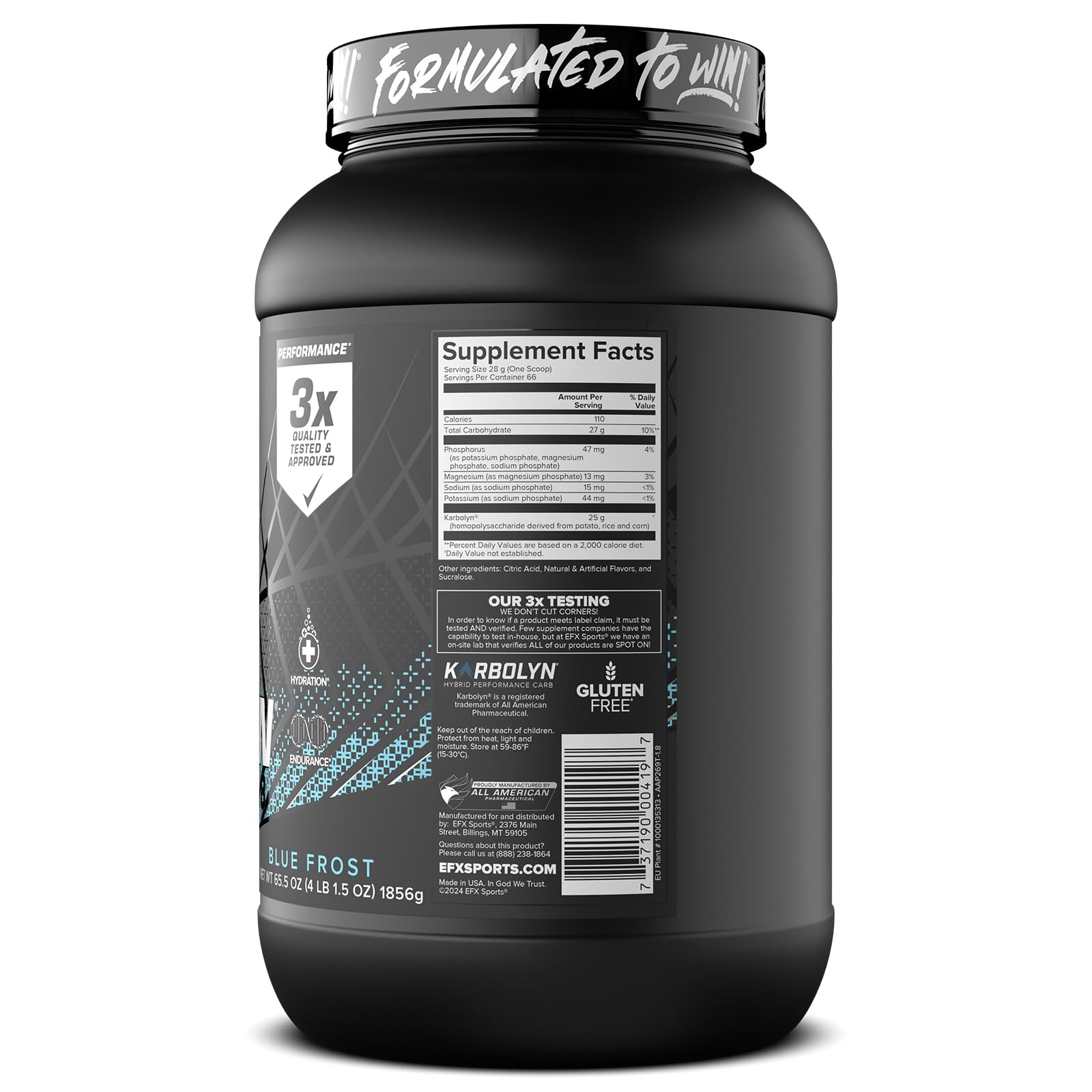 EFX Karbolyn Hydrate brand logo on packaging