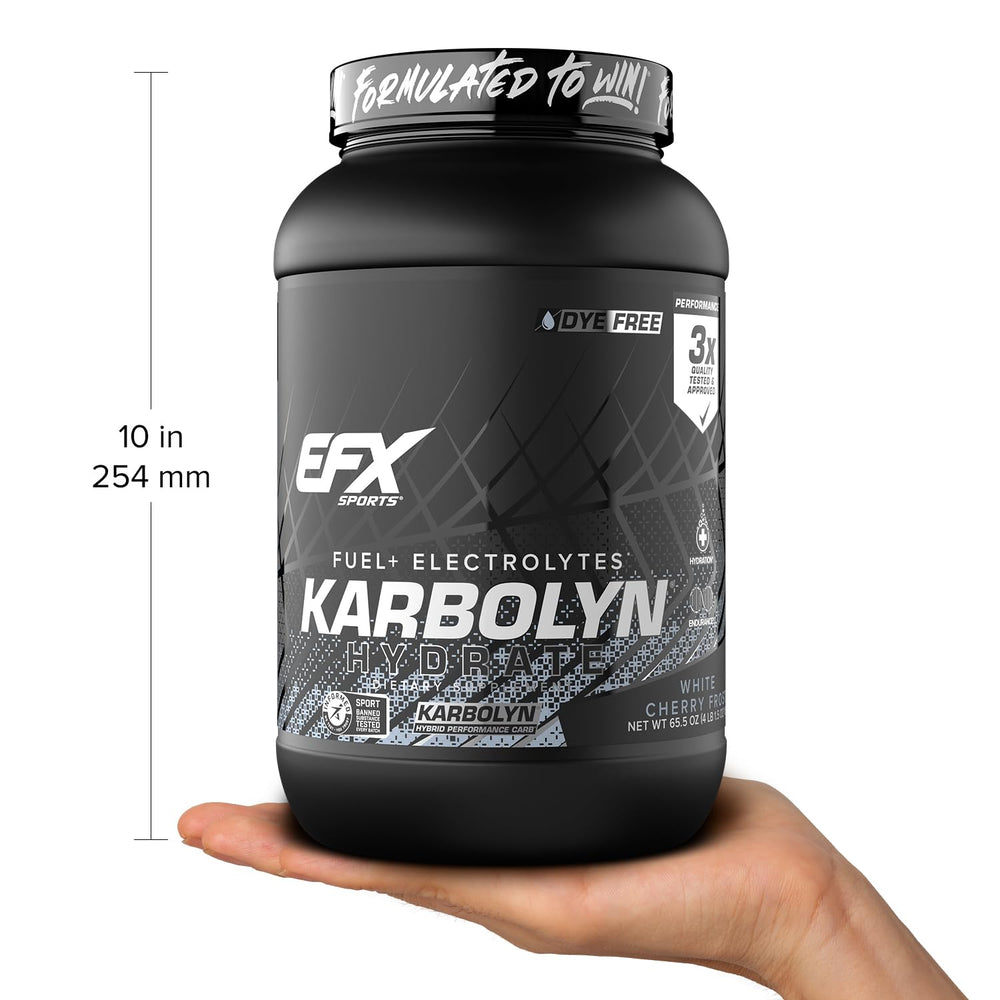 Travel-friendly EFX Karbolyn Hydrate bottle for on-the-go hydration