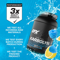 EFX Sports Karbolyn Fuel close-up of powder texture