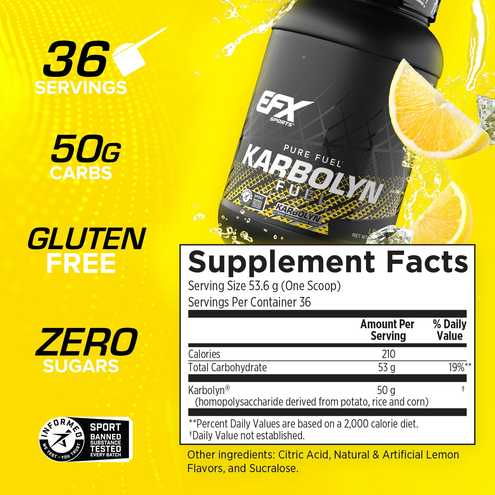 Karbolyn Fuel powder dissolving in water for quick energy during training.