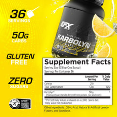Karbolyn Fuel powder dissolving in water for quick energy during training.