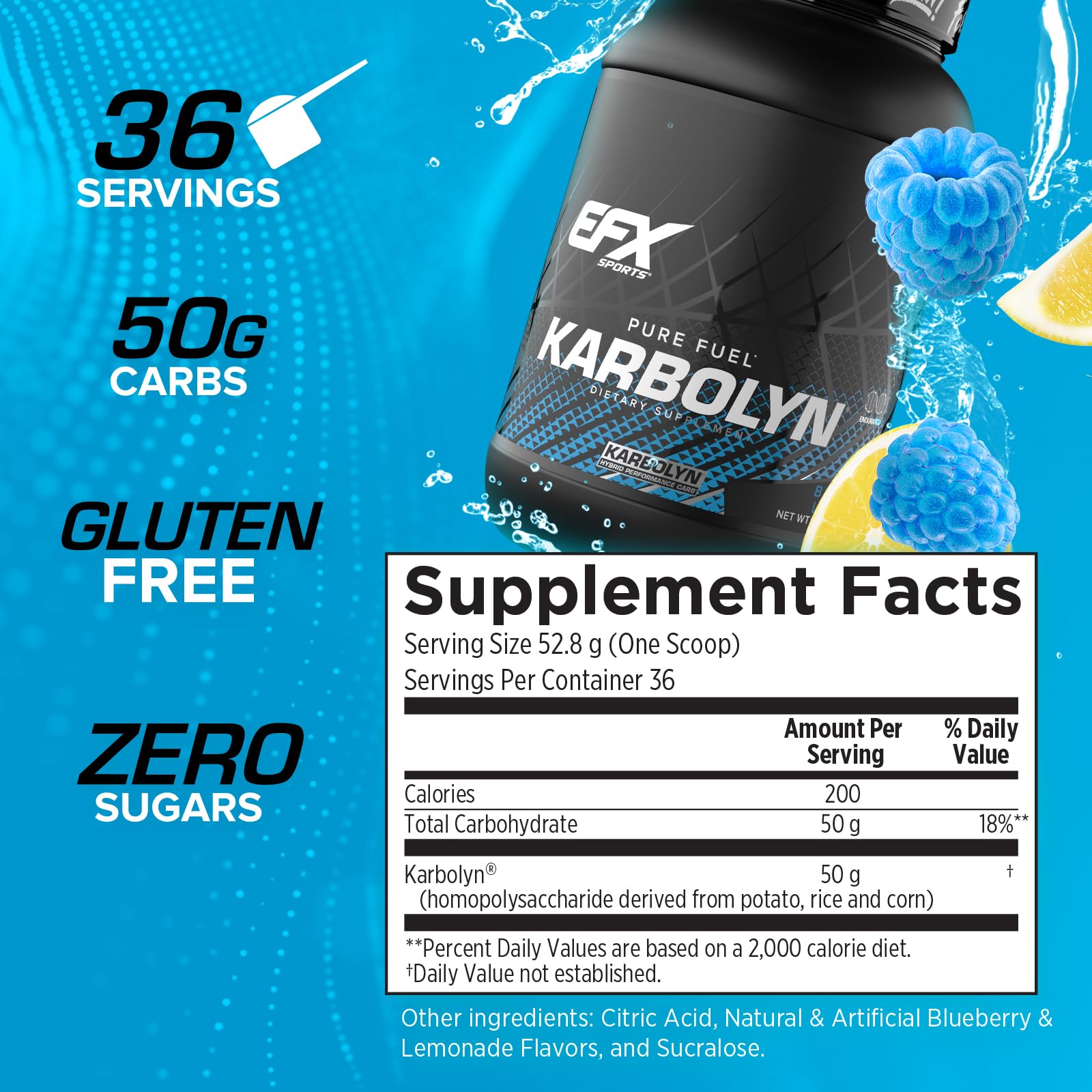 EFX Sports Karbolyn Fuel being mixed in shaker for fast-absorbing carbs