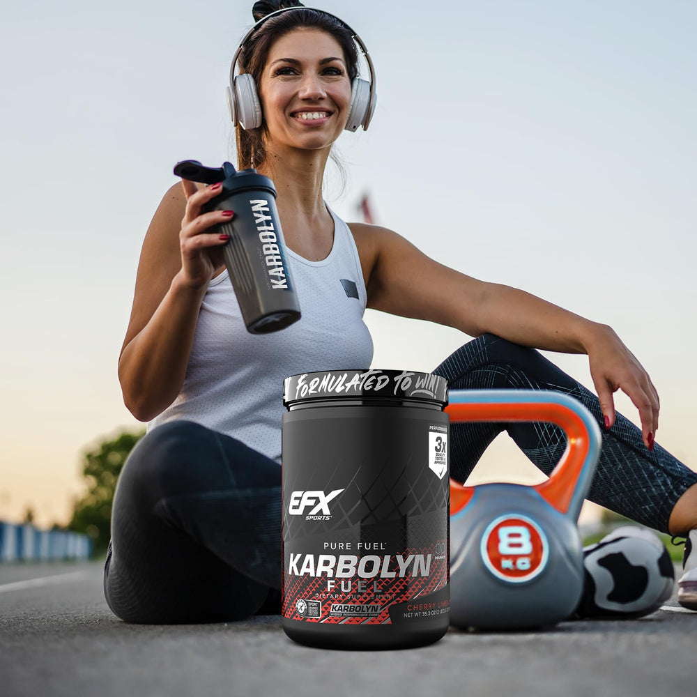EFX Sports Karbolyn Fuel packaging on a store shelf
