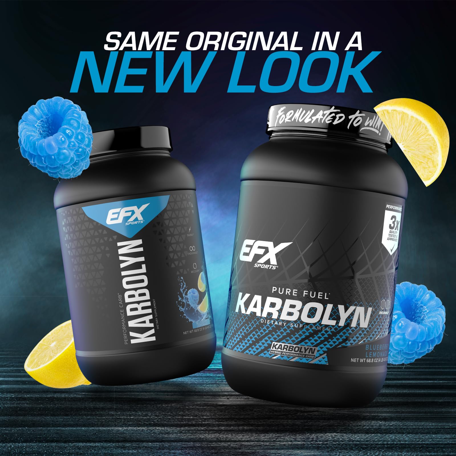 EFX Sports Karbolyn Fuel scoop showing serving size for precise intake